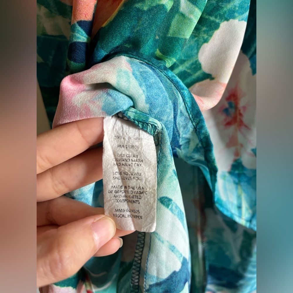 Show Me Your MuMu Tropical Print Beach Rascal Romper - Picture 12 of 14